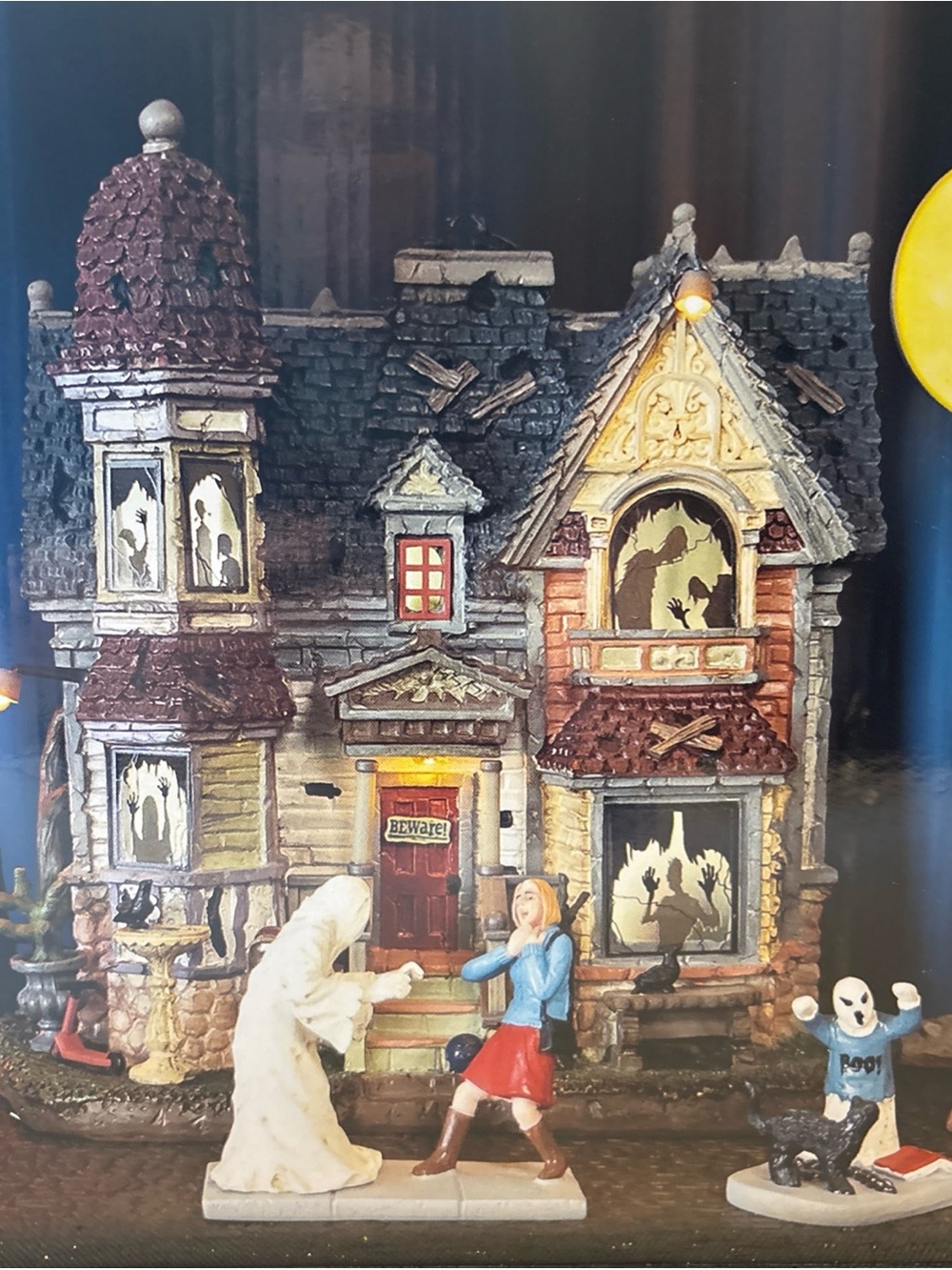 Lemax  Spooky Town- The The House of Shadows 11 PC Boxed Set New Halloween - Picture 3 of 11